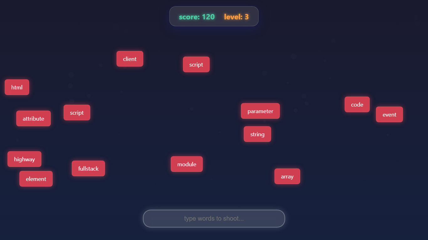 typing shooter game img