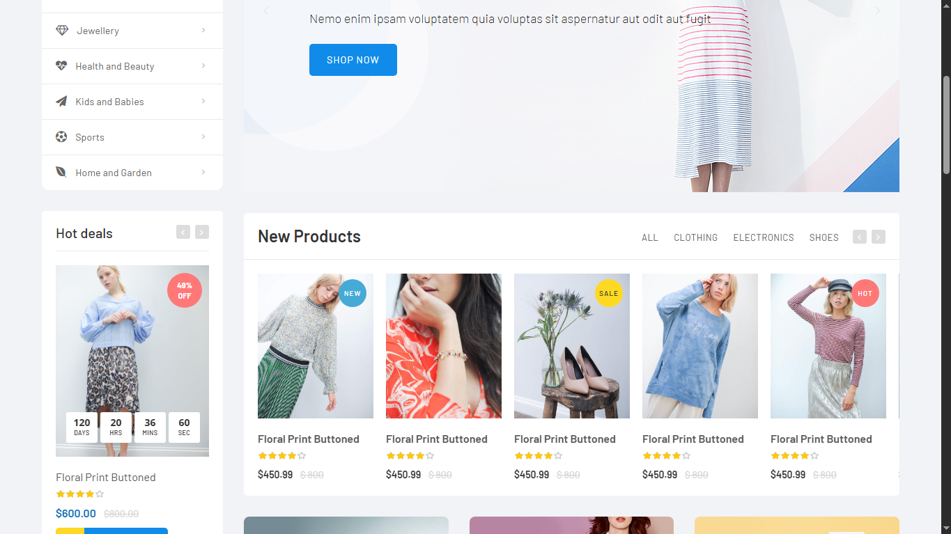 home page